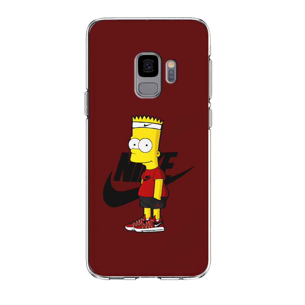 Nike Cool Bart Simpson Samsung Galaxy S9 Case