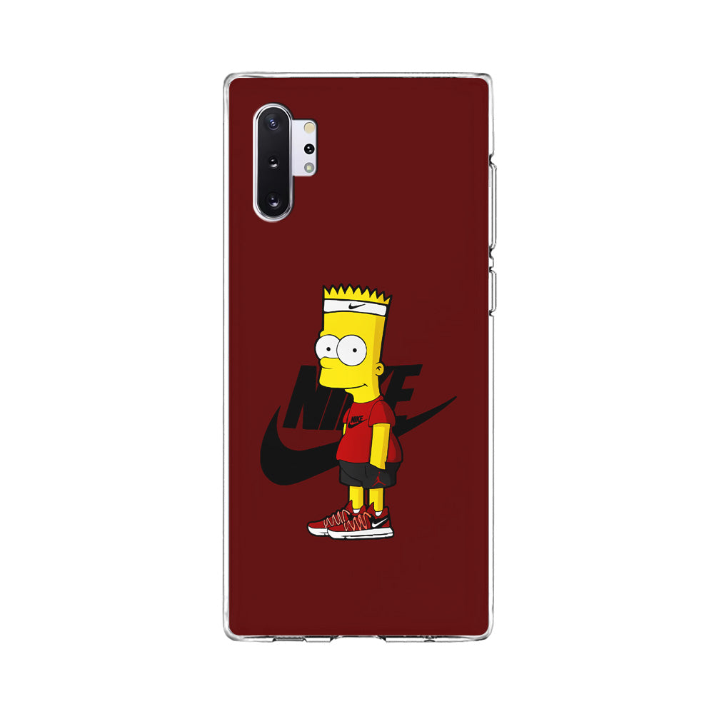 Nike Cool Bart Simpson Samsung Galaxy Note 10 Plus Case