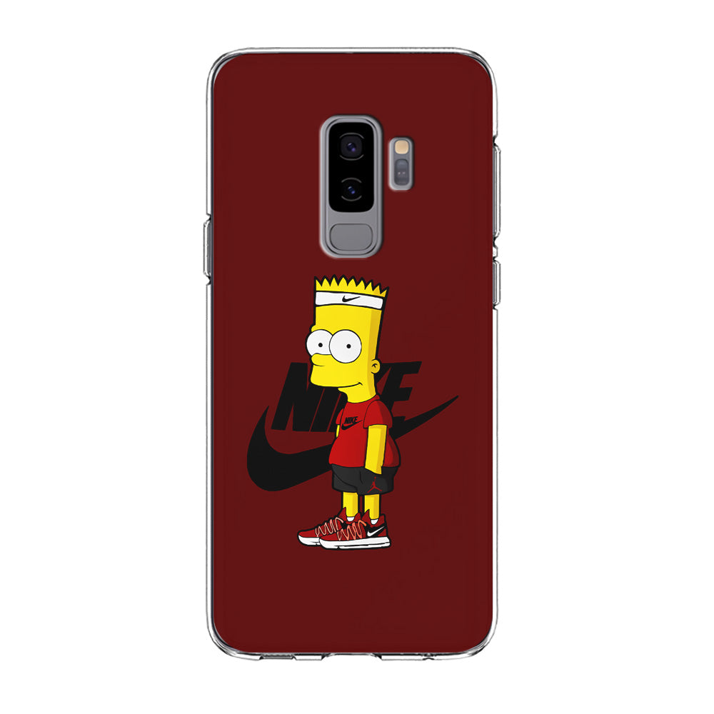 Nike Cool Bart Simpson Samsung Galaxy S9 Plus Case