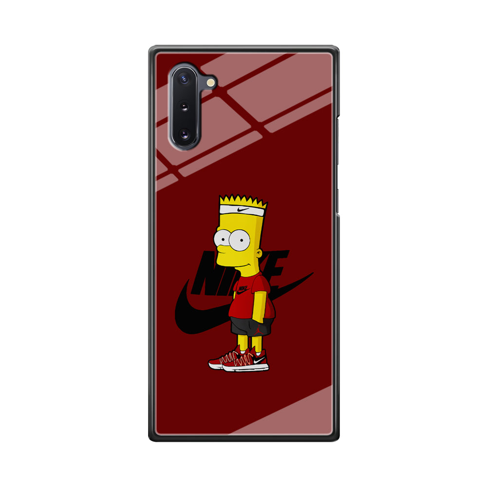 Nike Cool Bart Simpson Samsung Galaxy Note 10 Case