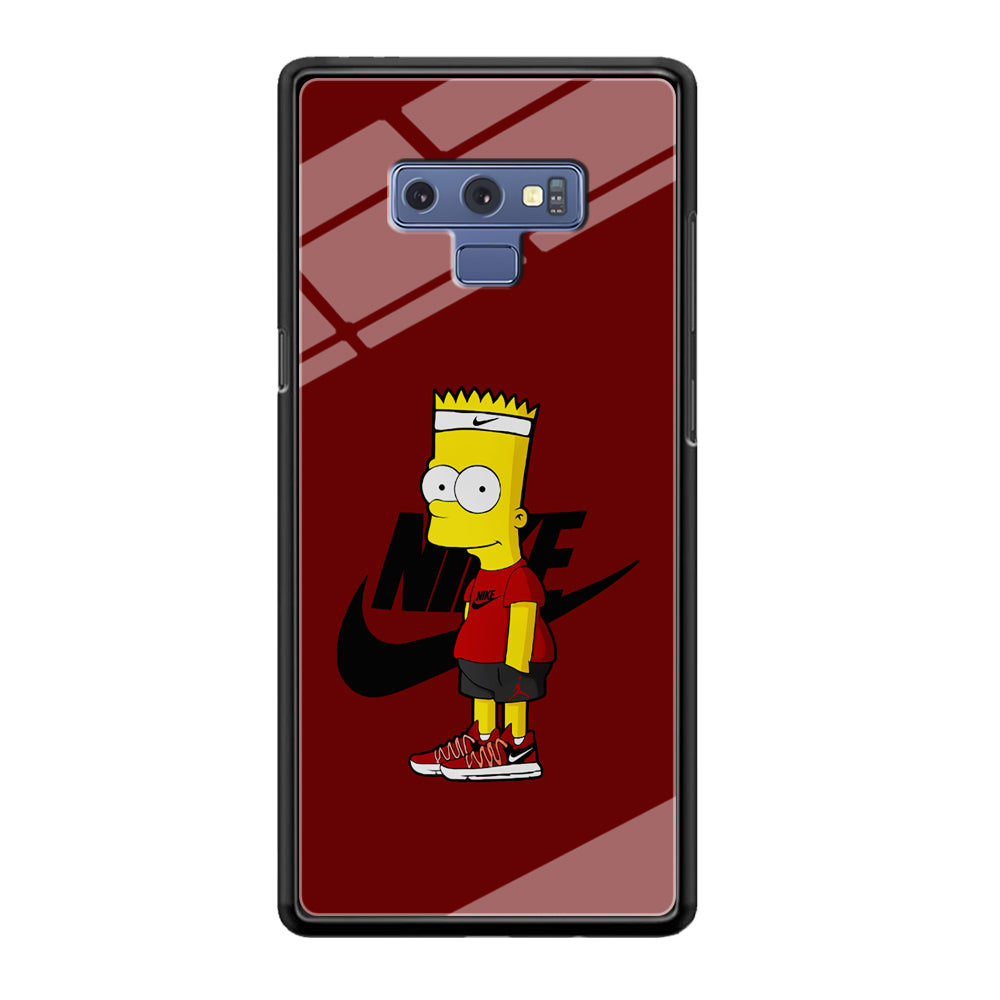 Nike Cool Bart Simpson Samsung Galaxy Note 9 Case