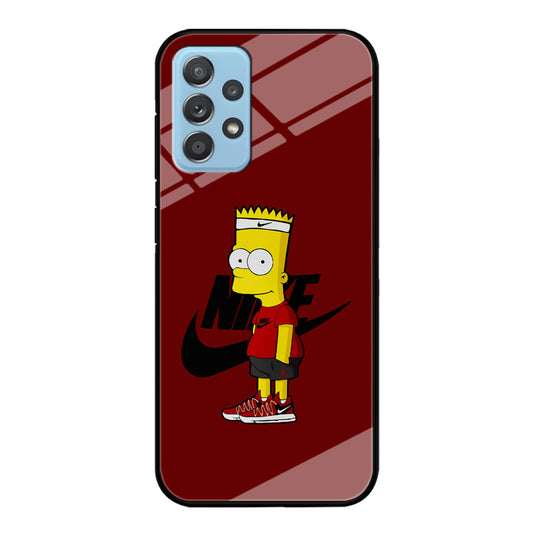 Nike Cool Bart Simpson Samsung Galaxy A52 Case