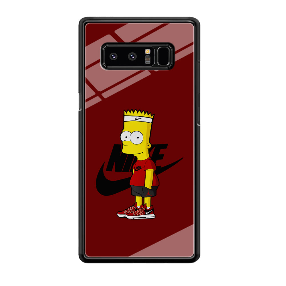 Nike Cool Bart Simpson Samsung Galaxy Note 8 Case