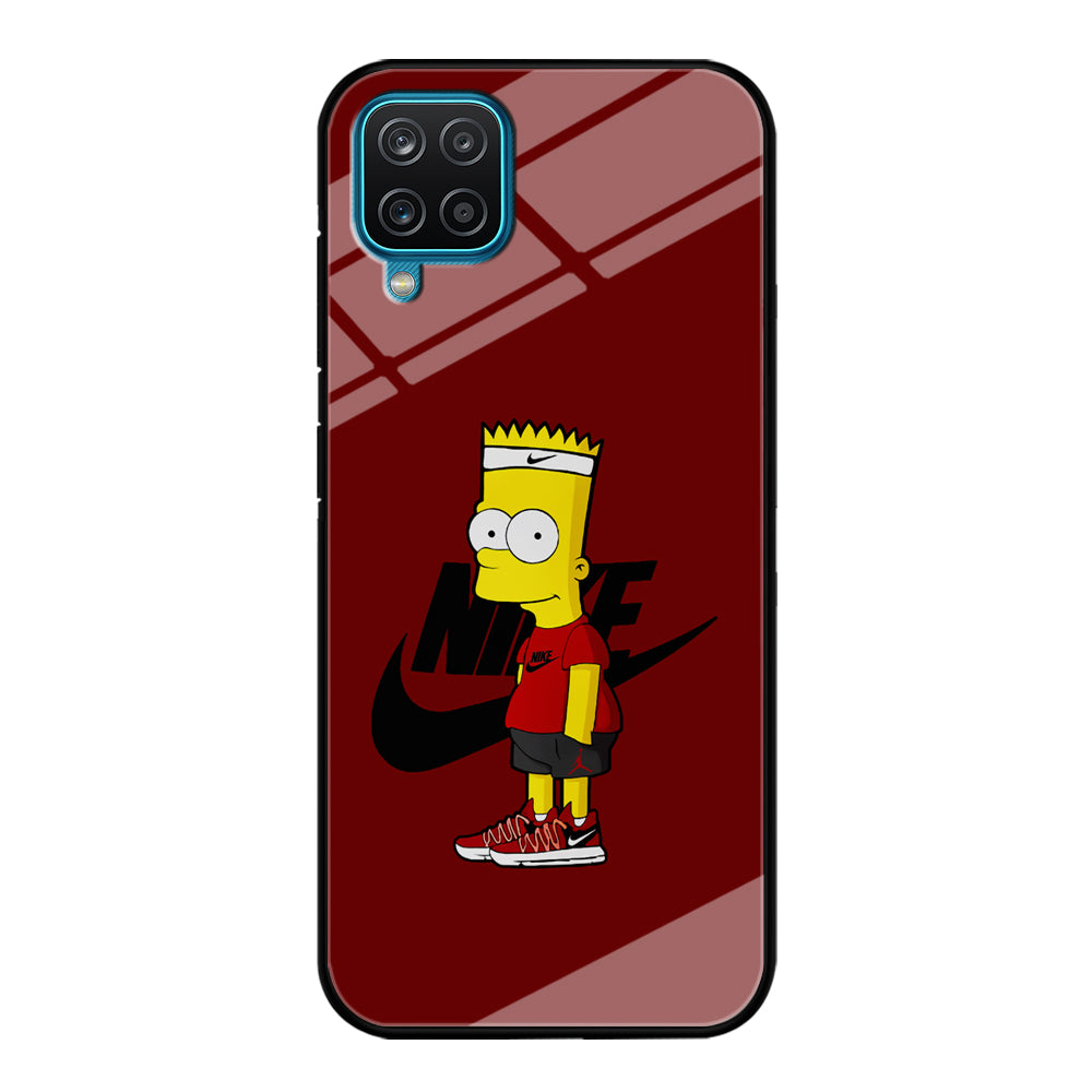 Nike Cool Bart Simpson Samsung Galaxy A12 Case