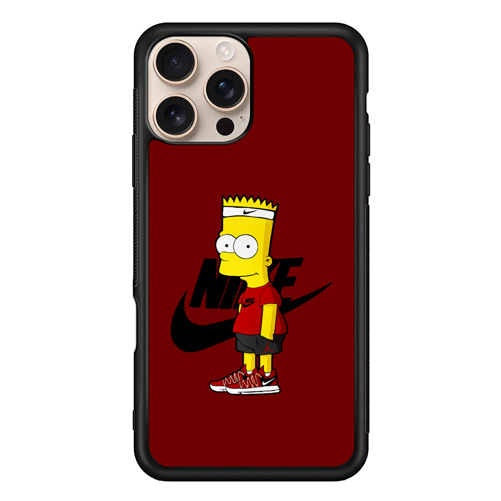 Nike Cool Bart Simpson iPhone 16 Pro Max Case - Altracase