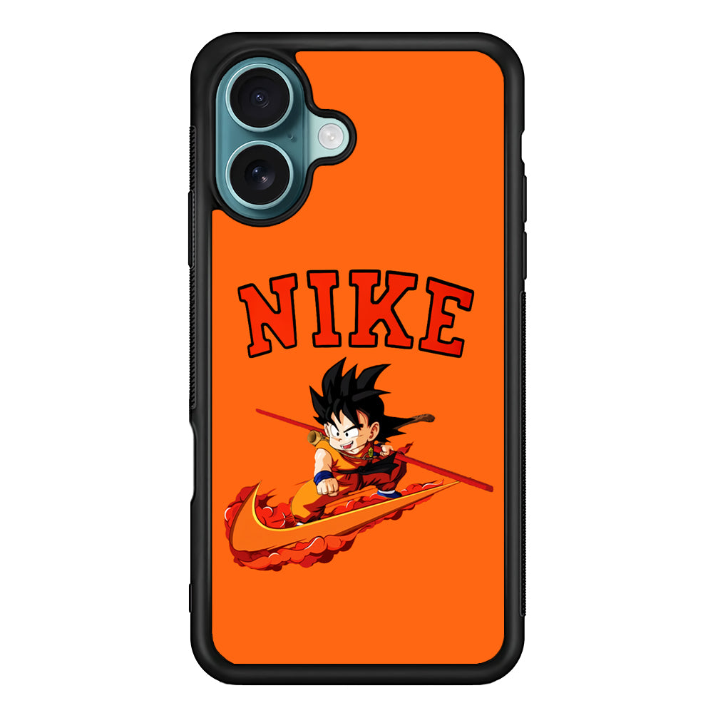 Nike Flying Son Goku iPhone 16 Plus Case - Altracase