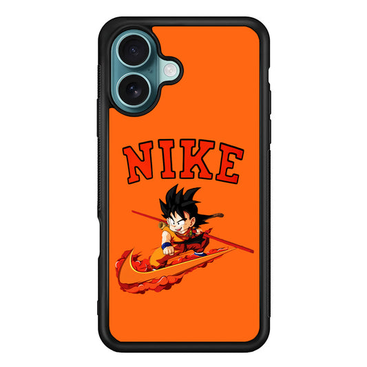 Nike Flying Son Goku iPhone 16 Plus Case - Altracase