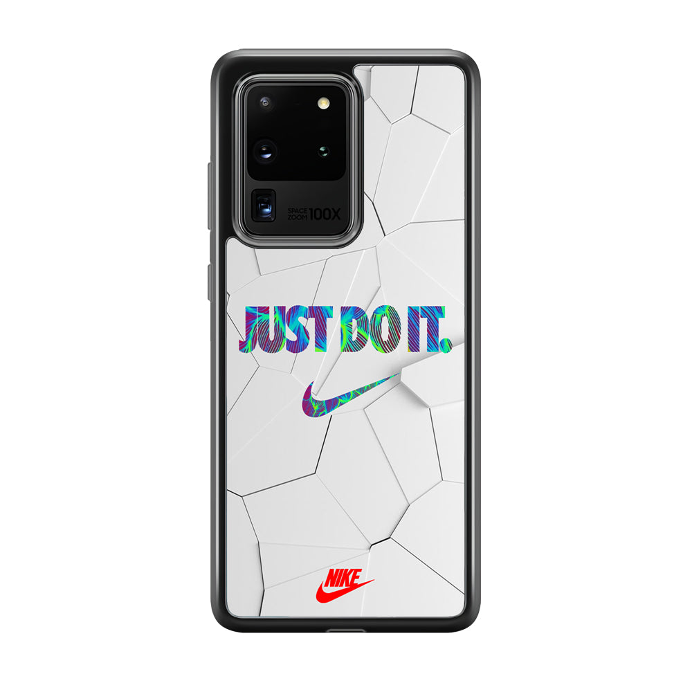 Nike Glowing Inside Samsung Galaxy S20 Ultra Case-Mobile Phone Case-Rubber Black (2D Case)-Altracase