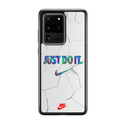 Nike Glowing Inside Samsung Galaxy S20 Ultra Case-Mobile Phone Case-Rubber Black (2D Case)-Altracase