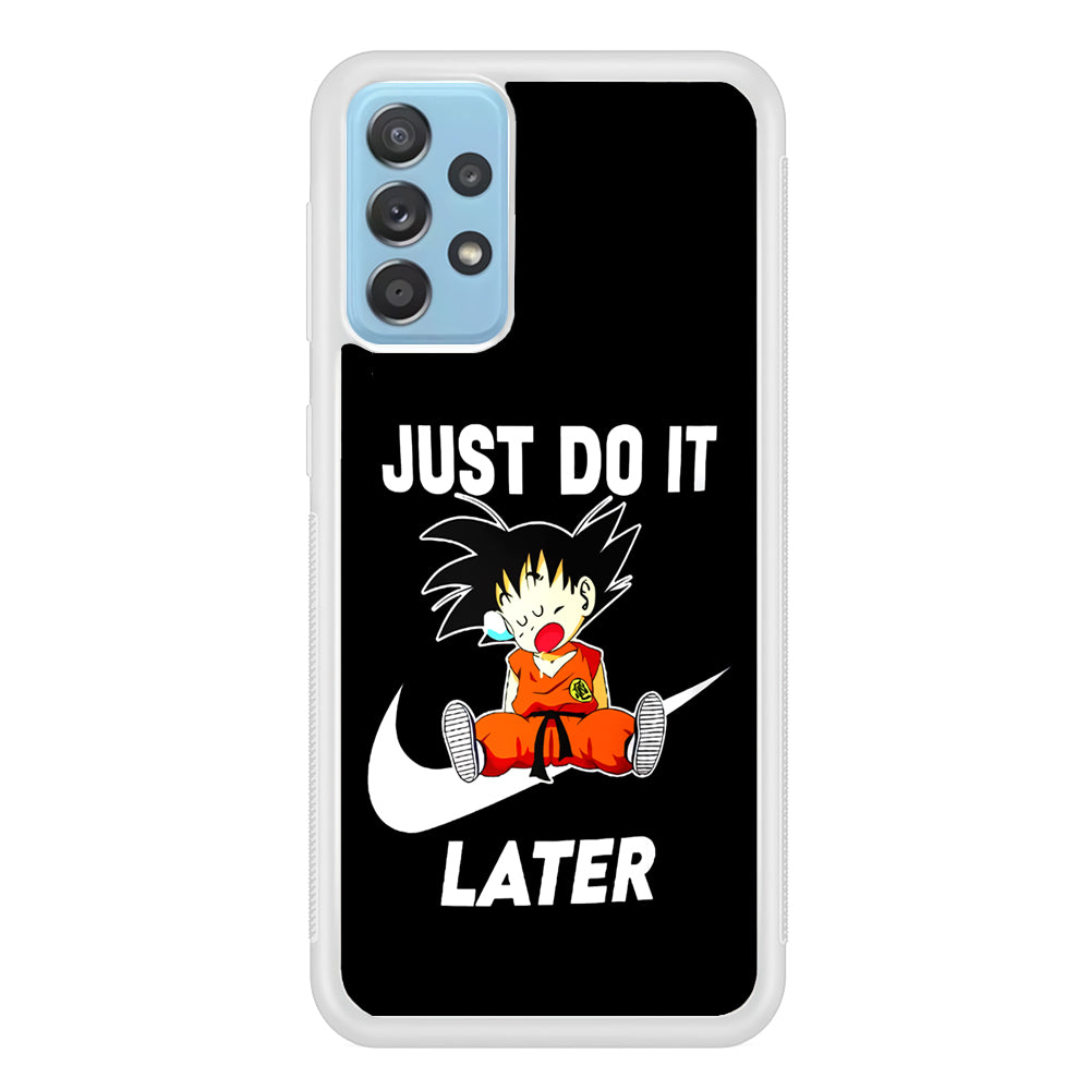 Nike Goku Asleep Samsung Galaxy A52 Case