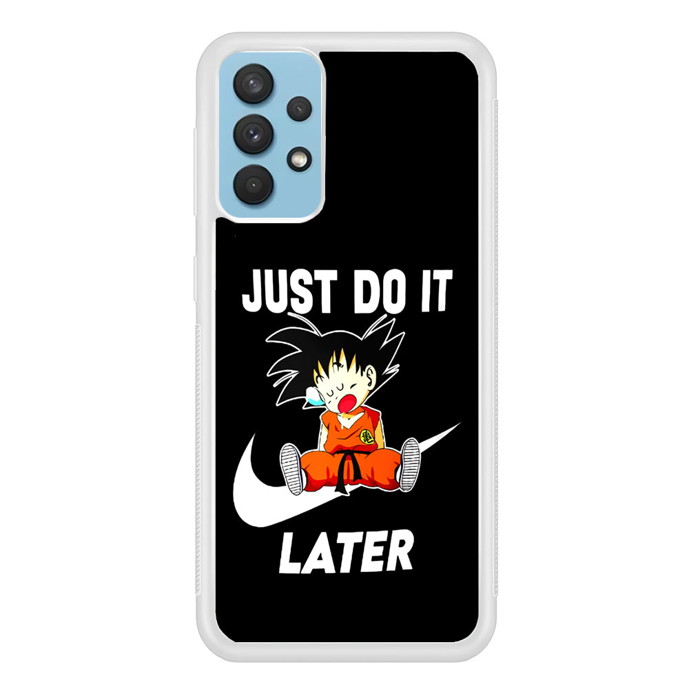 Nike Goku Asleep Samsung Galaxy A32 Case