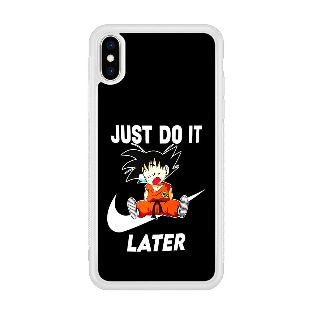 Nike Goku Asleep iPhone Xs Case