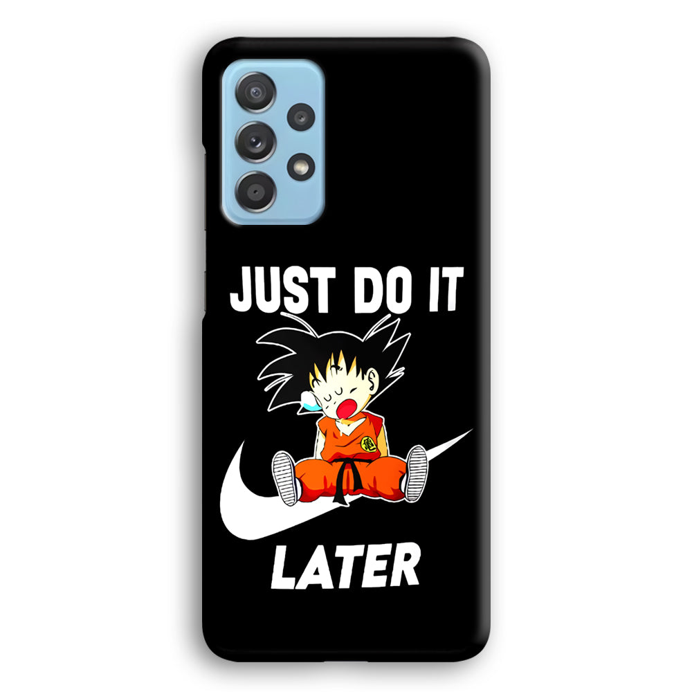 Nike Goku Asleep Samsung Galaxy A72 Case