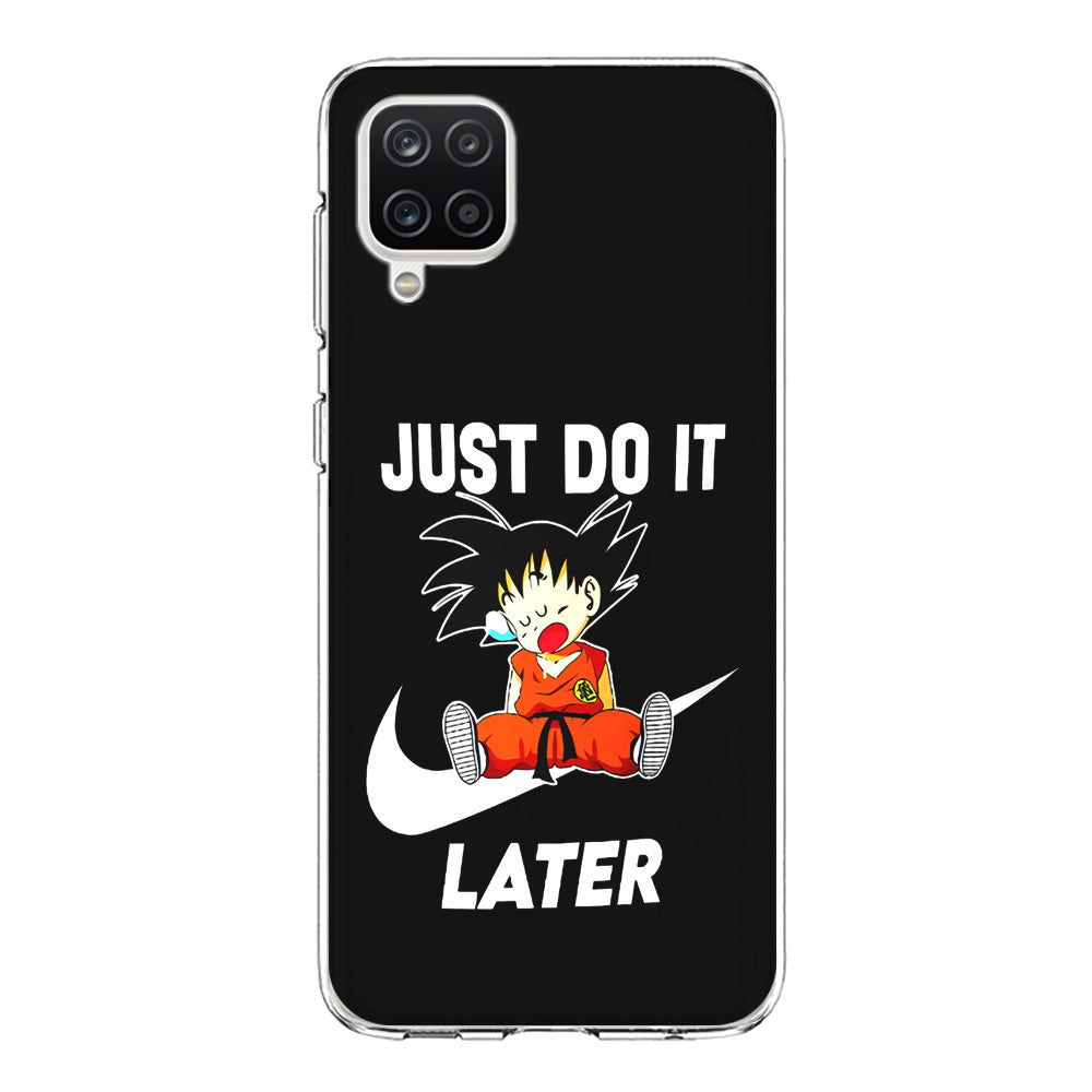 Nike Goku Asleep Samsung Galaxy A12 Case