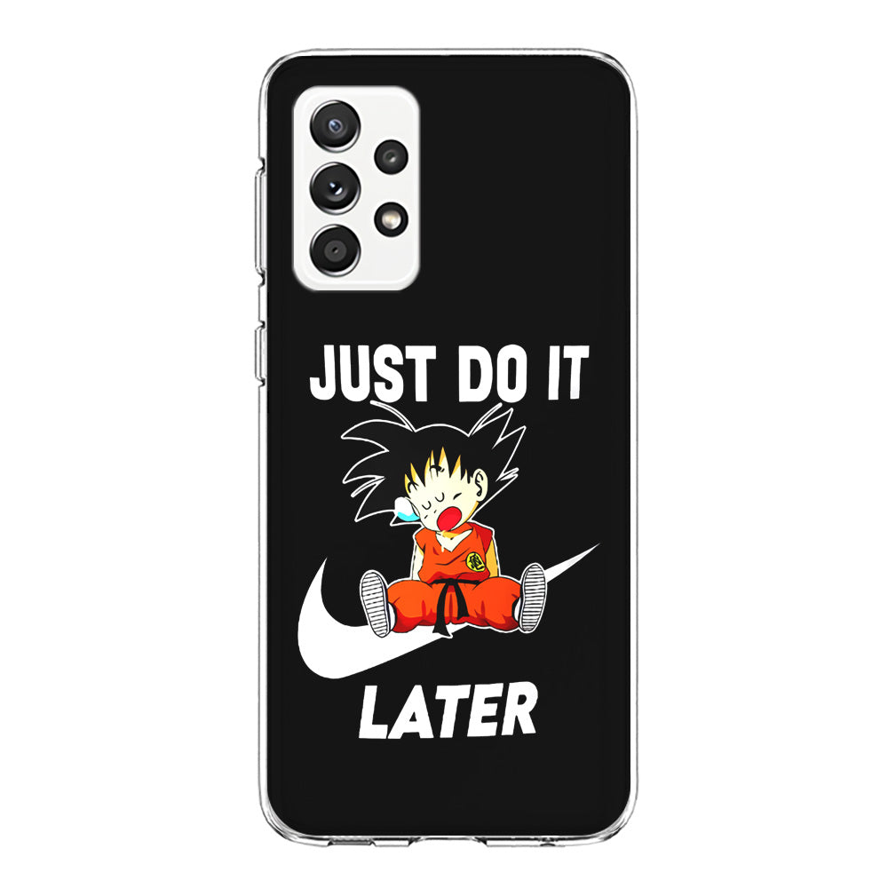 Nike Goku Asleep Samsung Galaxy A52 Case