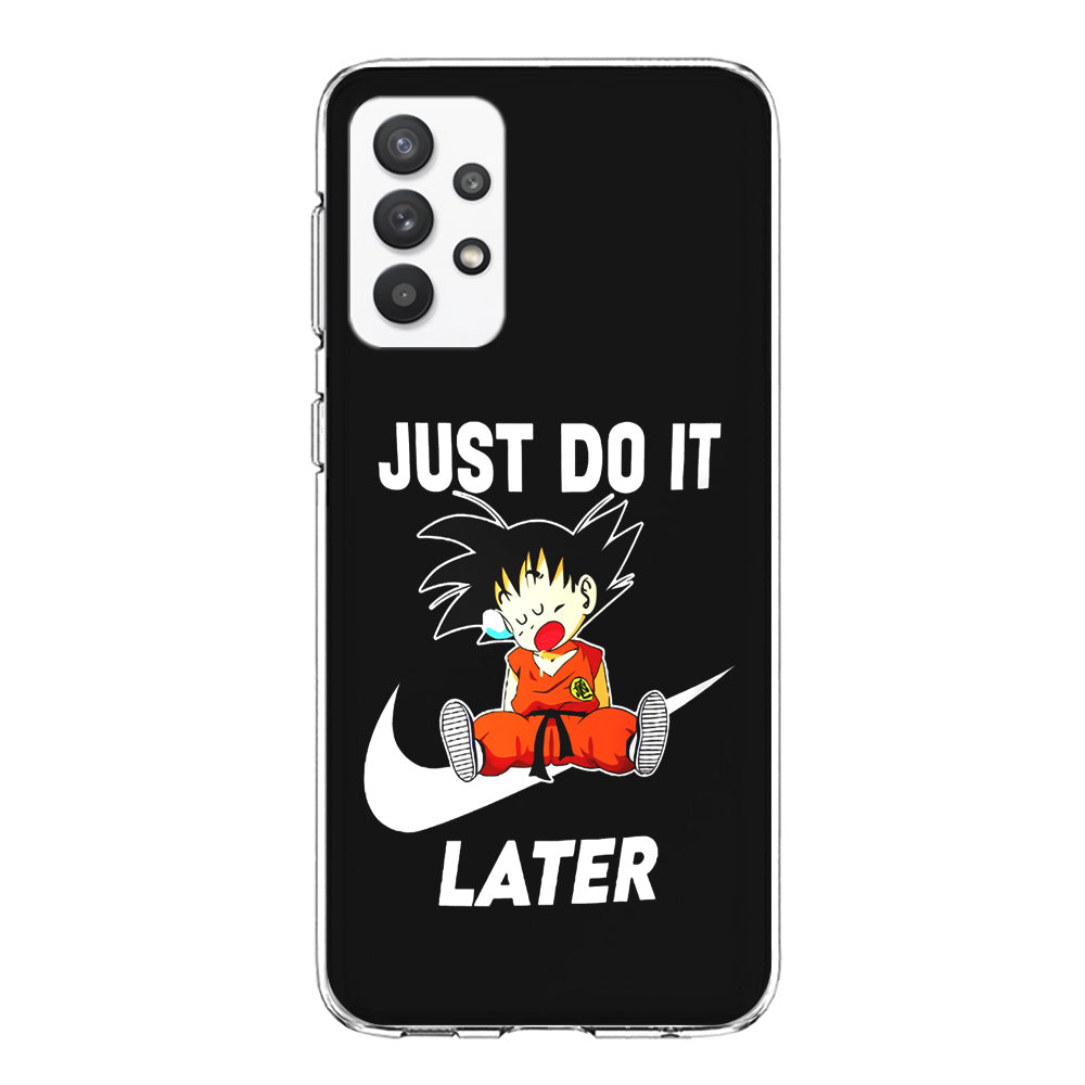 Nike Goku Asleep Samsung Galaxy A32 Case