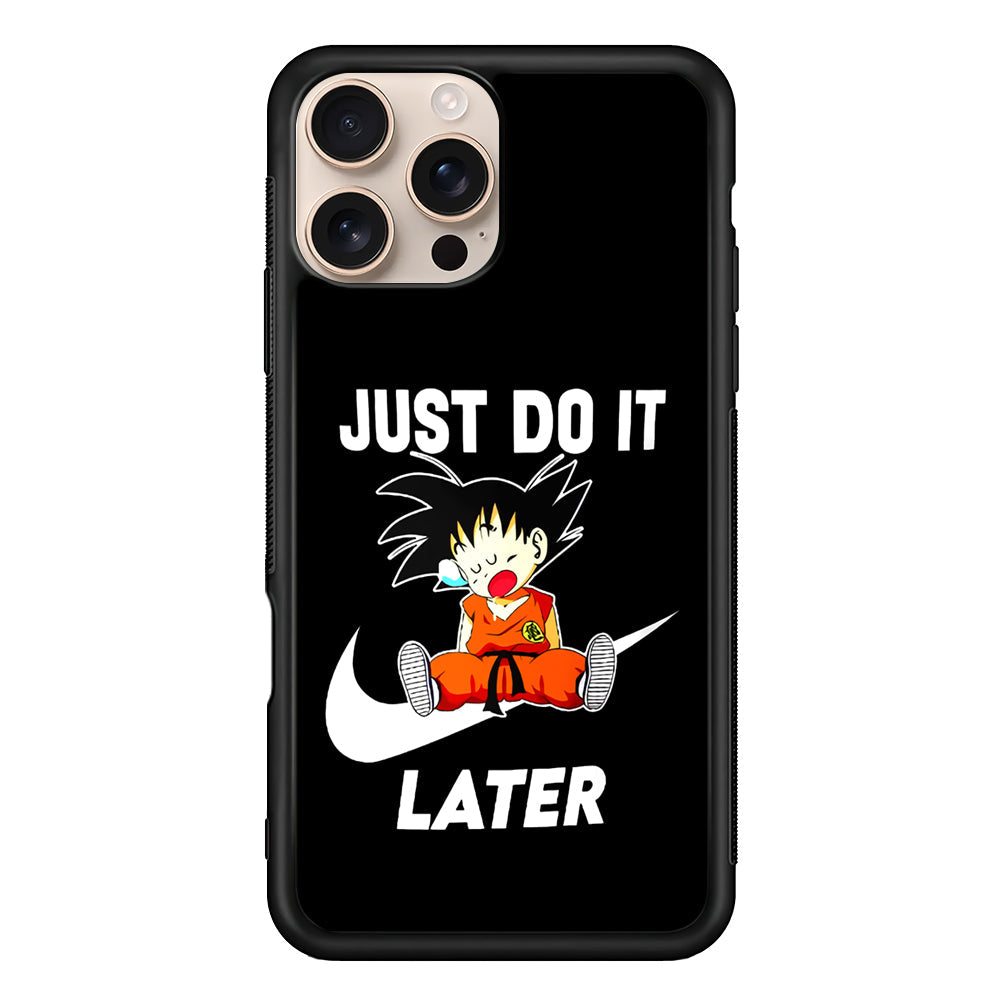 Nike Goku Asleep iPhone 16 Pro Max Case - Altracase