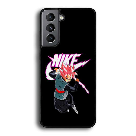 Nike Goku Black Rose Samsung Galaxy S21 Case-Mobile Phone Case-Rubber Black (2D Case)-Altracase