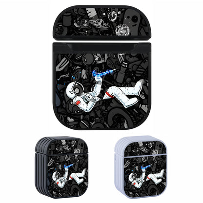 Nike Graffiti Astronaut Doodle Apple AirPods Case-AirPod Case-Altracase