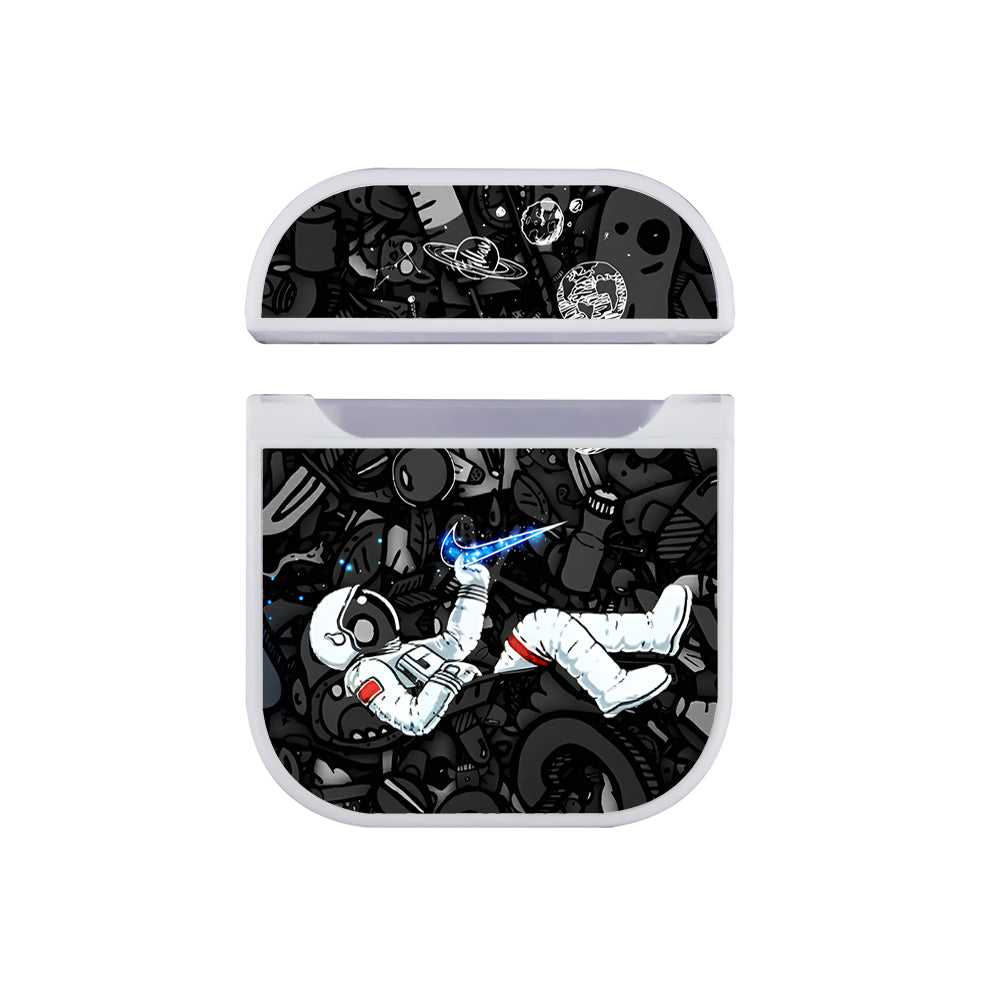 Nike Graffiti Astronaut Doodle Apple AirPods Case-AirPod Case-White-Altracase