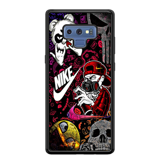 Nike Graffiti Sticker Art Samsung Galaxy Note 9 Case