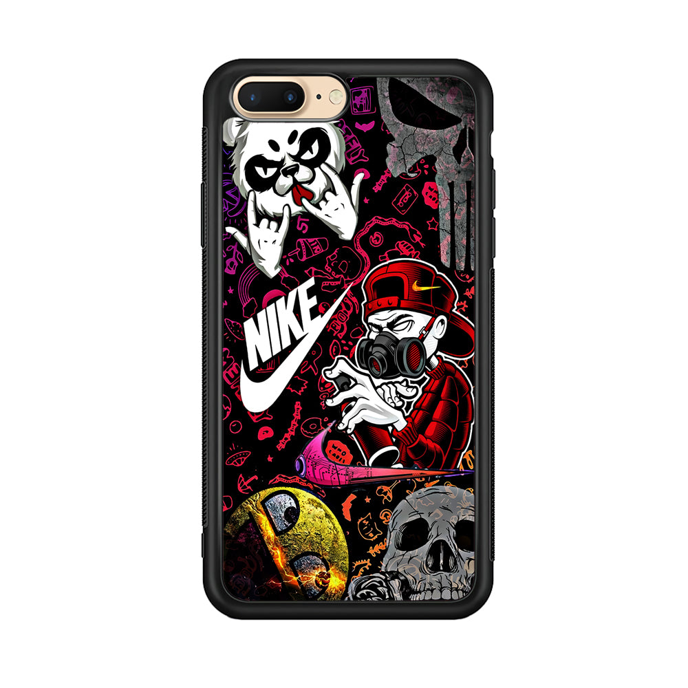 Nike Graffiti Sticker Art iPhone 7 Plus Case