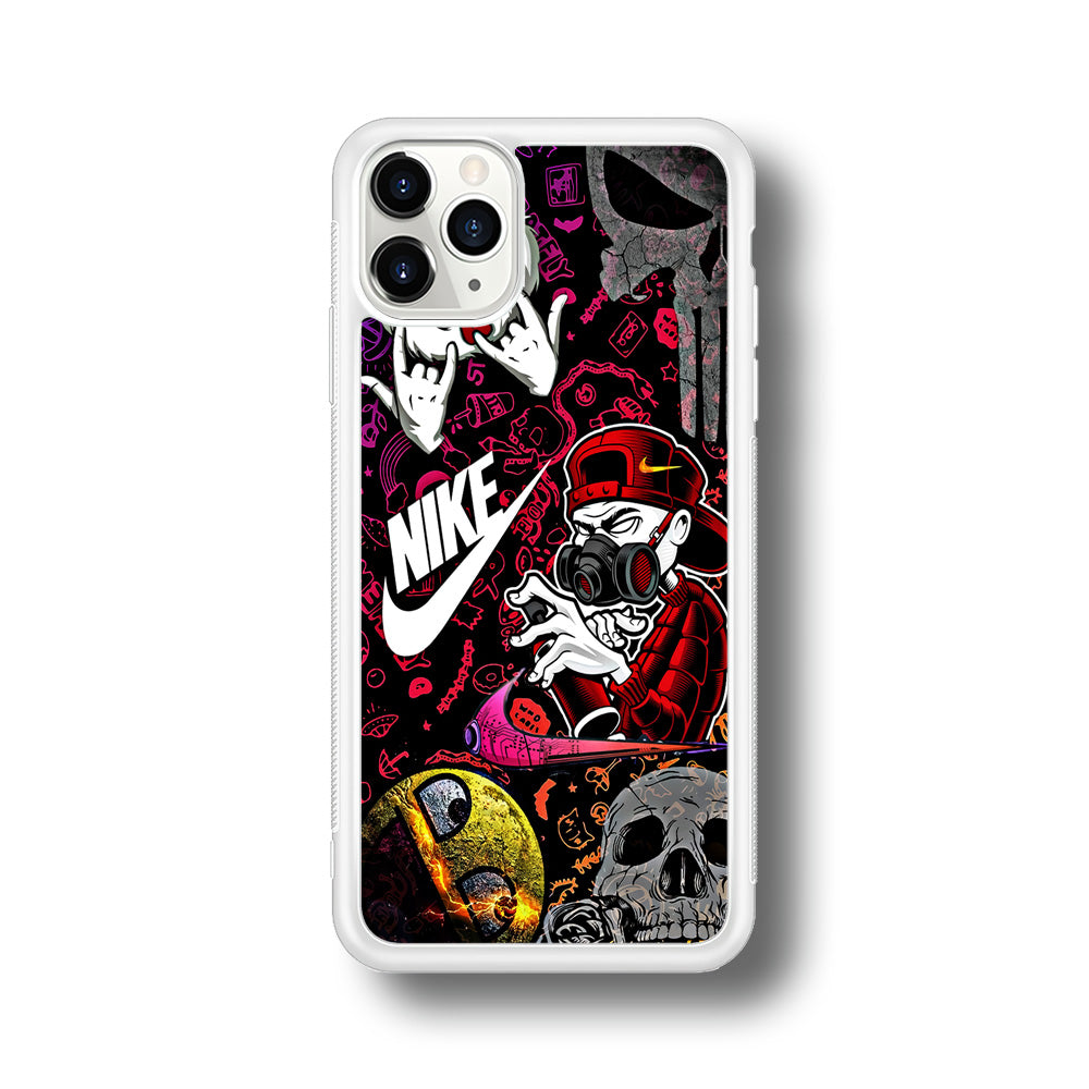 Nike Graffiti Sticker Art iPhone 11 Pro Max Case