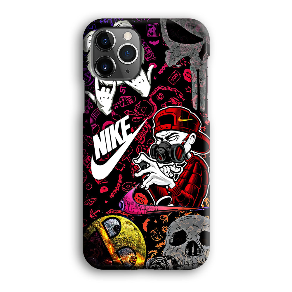 Nike Graffiti Sticker Art iPhone 12 Pro Case