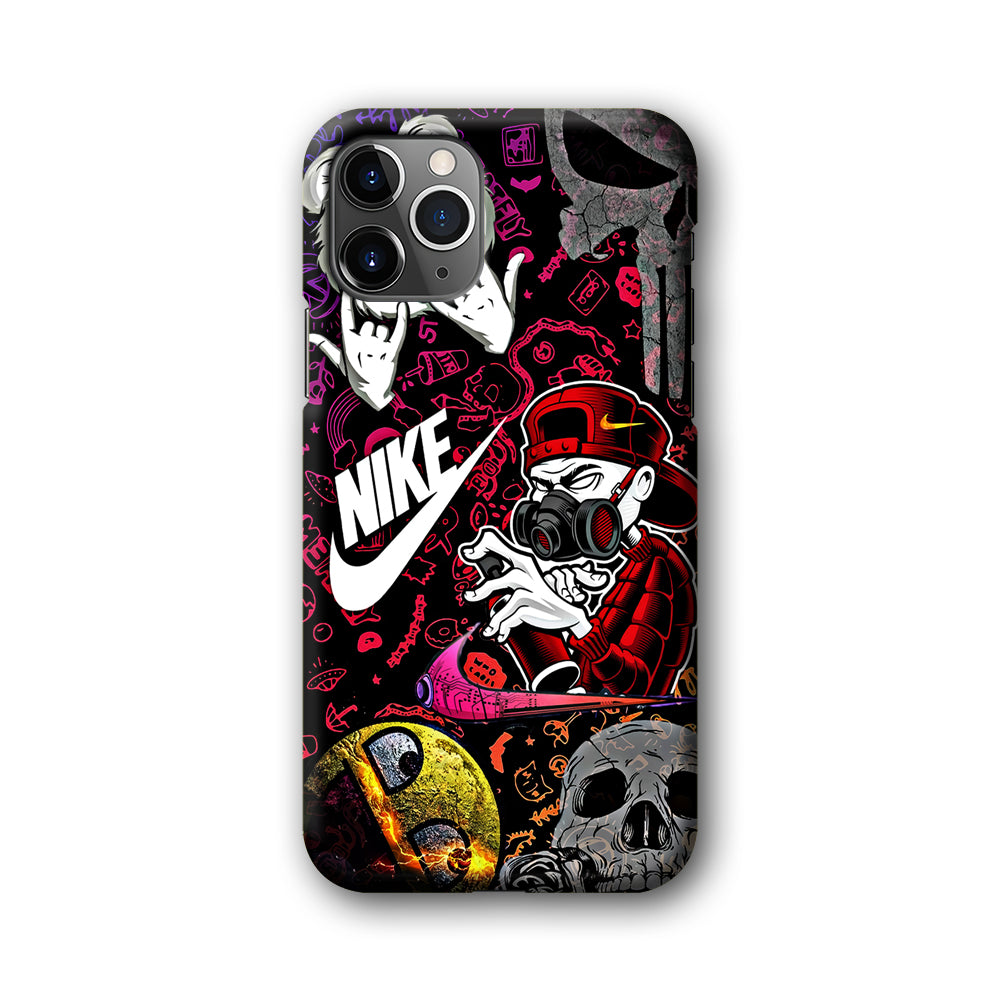 Nike Graffiti Sticker Art iPhone 11 Pro Max Case