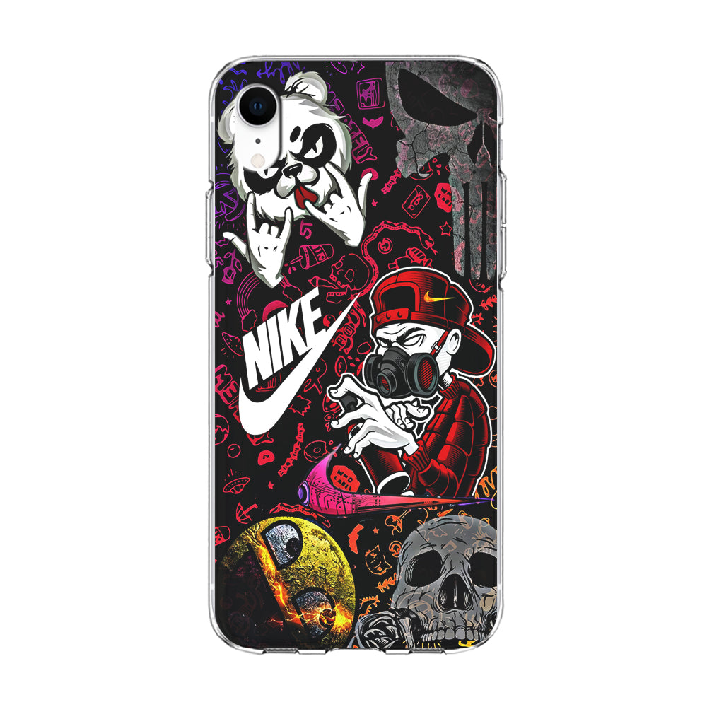 Nike Graffiti Sticker Art iPhone XR Case