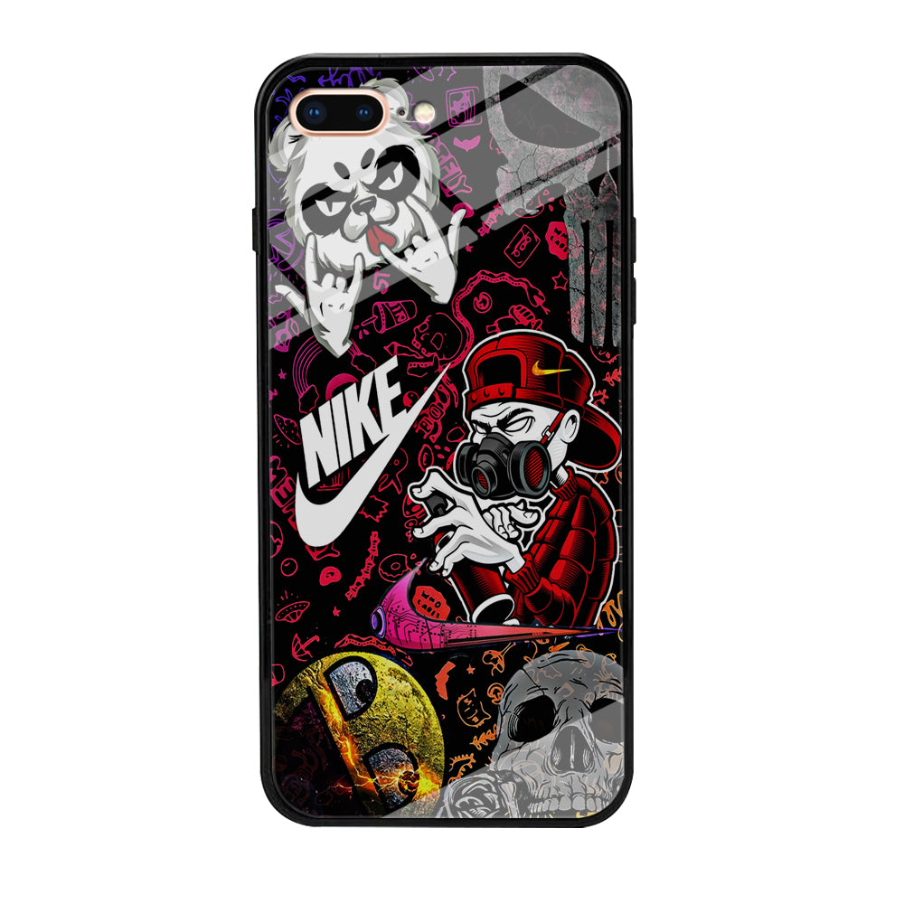 Nike Graffiti Sticker Art iPhone 7 Plus Case