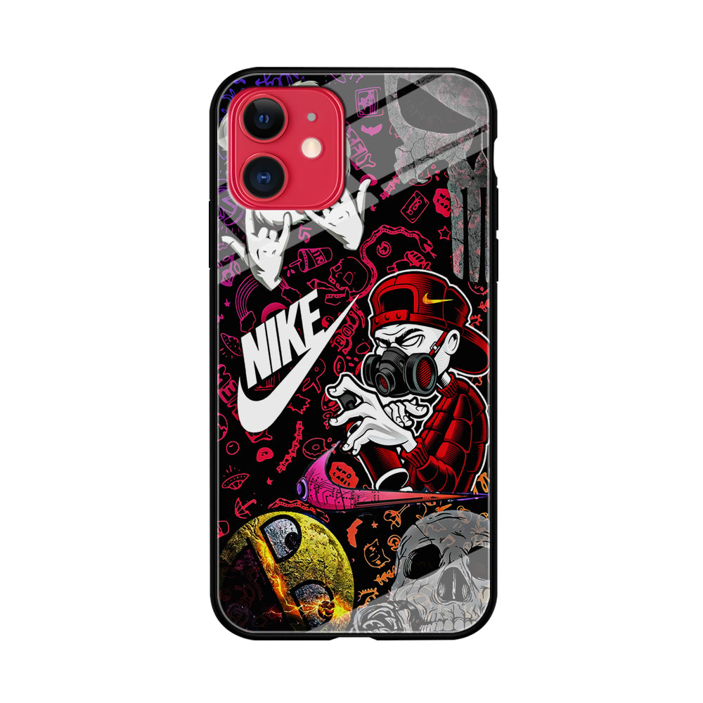 Nike Graffiti Sticker Art iPhone 11 Case