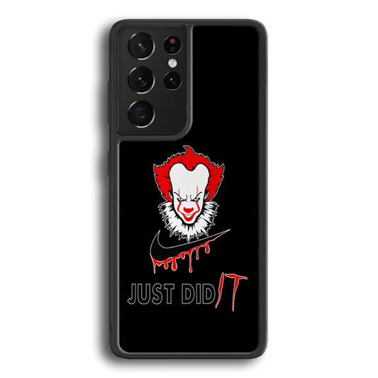 Nike Just Did IT Pennywise Samsung Galaxy S22 Ultra Case-Mobile Phone Case-Rubber Black (2D Case)-Altracase