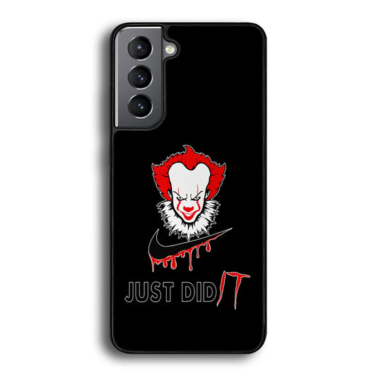 Nike Just Did IT Pennywise Samsung Galaxy S21 Case-Mobile Phone Case-Rubber Black (2D Case)-Altracase