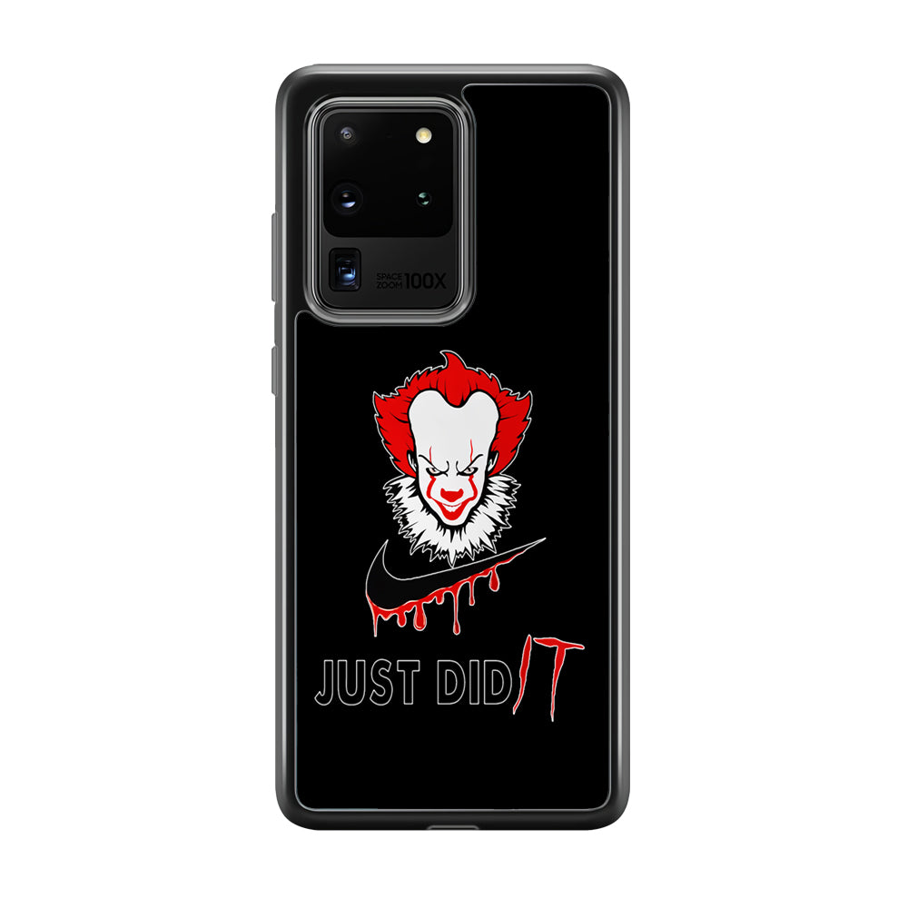 Nike Just Did IT Pennywise Samsung Galaxy S20 Ultra Case-Mobile Phone Case-Rubber Black (2D Case)-Altracase