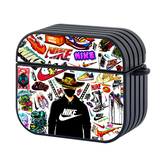 Nike King Logo Pattern Apple Airpods 3 Case - AirPod Case - Altracase