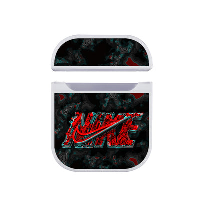Nike Logo Abstract Art Apple AirPods Case-AirPod Case-White-Altracase