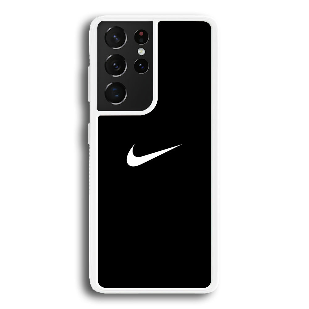 Nike Logo Black Simple Samsung Galaxy S22 Ultra Case