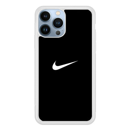 Nike Logo Black Simple iPhone 15 Pro Max Case