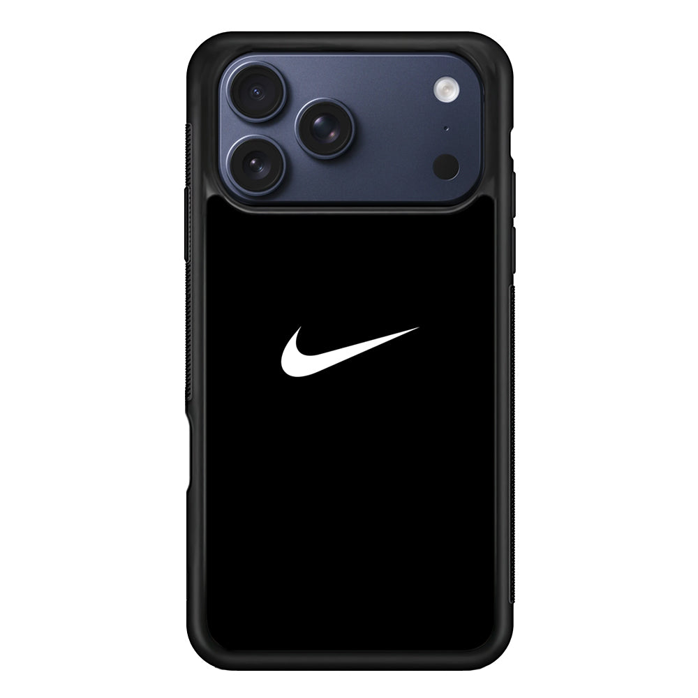 Nike Logo Black Simple iPhone 17 Pro Case - Altracase