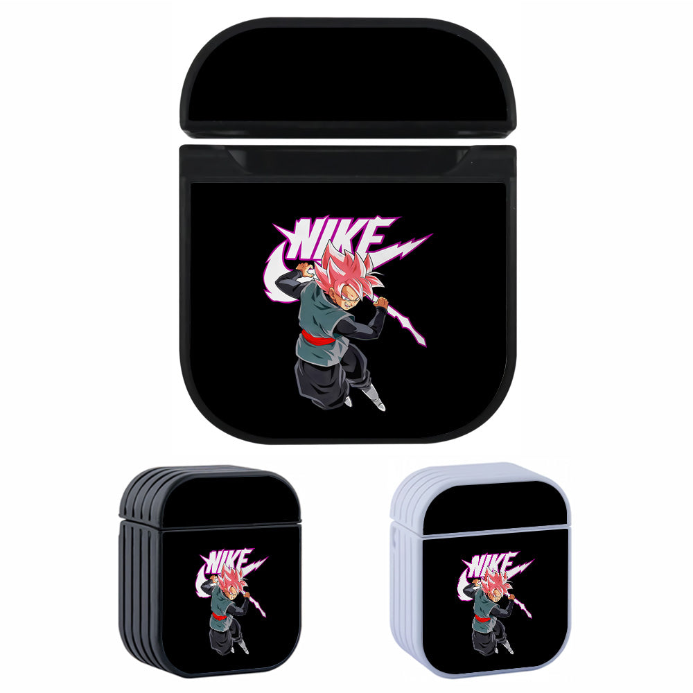 Nike Logo Goku Black Rose Apple AirPods Case-AirPod Case-Altracase