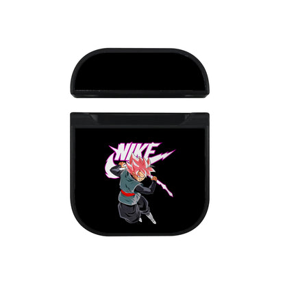 Nike Logo Goku Black Rose Apple AirPods Case-AirPod Case-Black-Altracase