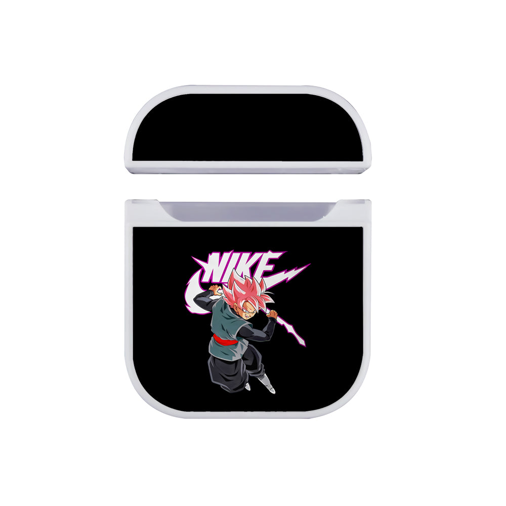 Nike Logo Goku Black Rose Apple AirPods Case-AirPod Case-White-Altracase
