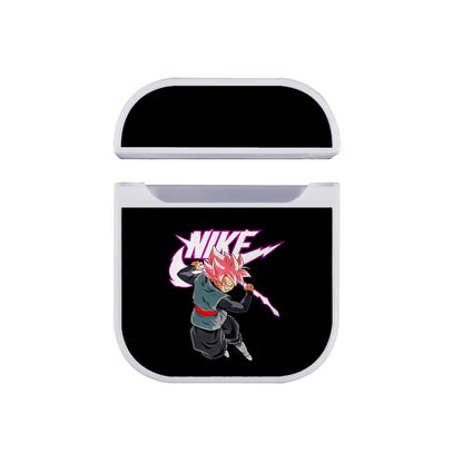 Nike Logo Goku Black Rose Apple AirPods Case-AirPod Case-White-Altracase