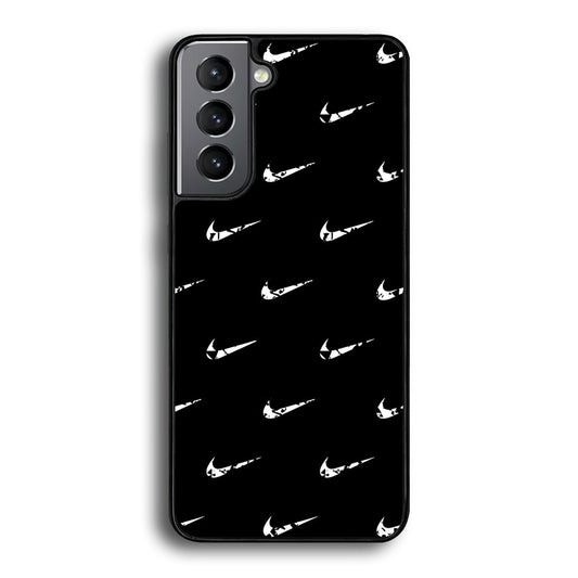 Nike Logo Pattern Samsung Galaxy A15 Case-Mobile Phone Case-Rubber Black (2D Case)-Altracase