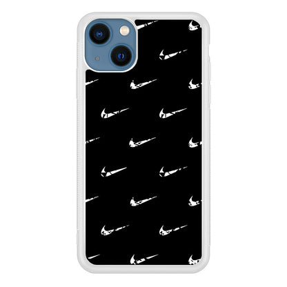 Nike Logo Pattern iPhone 15 Plus Case