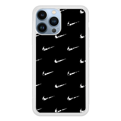 Nike Logo Pattern iPhone 15 Pro Case