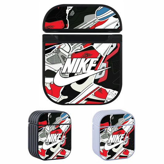 Nike Logo Shoes Pattern Apple AirPods Case-AirPod Case-Altracase