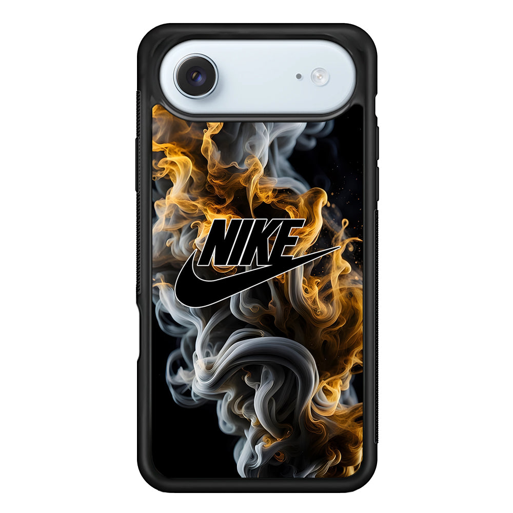 Nike Logo Smoke Mixed with Fire iPhone 17 Air Case - Altracase