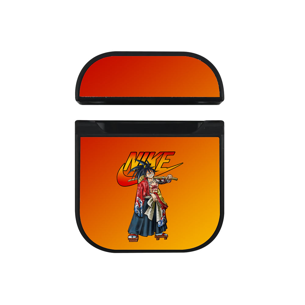 Nike Luffy Yakuza Mode Apple AirPods Case-AirPod Case-Black-Altracase